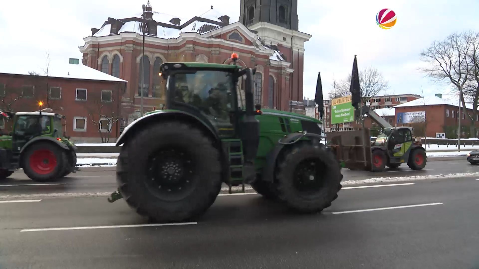 Bauernproteste Demo Mit Knapp Treckern In Hamburg