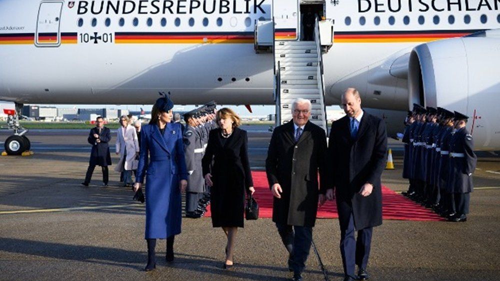 Kate and William welcome President Steinmeier