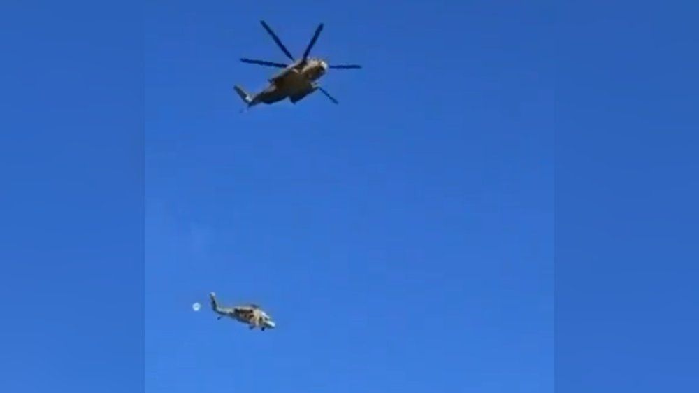 Video: Verpatzte Rettung: Hubschrauber lässt anderen Heli fallen