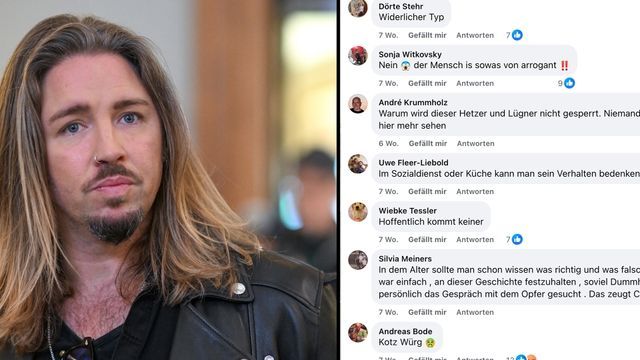Gil Ofarims neben Hasskommentaren