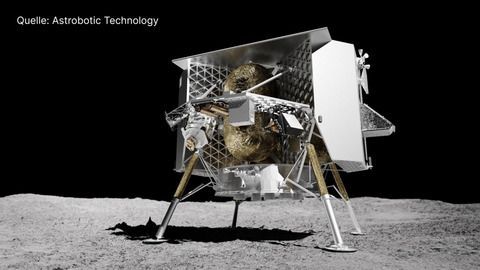 «Peregrine» fliegt zum Mond: US-Firma versucht erste private Landung