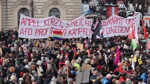 Zu großer Andrang: Münchner Demo gegen rechts abgebrochen