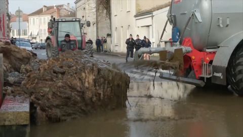 Bauernproteste in Frankreich weiten sich aus