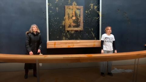 Suppen-Anschlag auf «Mona Lisa» im Louvre