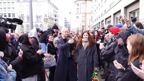 Letzter Tag der Russland-Wahlen: Nawalnaja gegen Putin in Berlin