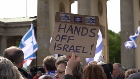 Solidaritätskundgebung für Israel nach iranischem Angriff