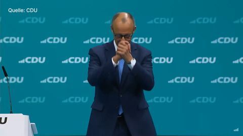 Mit fast 90 Prozent: Merz als CDU-Vorsitzender wiedergewählt