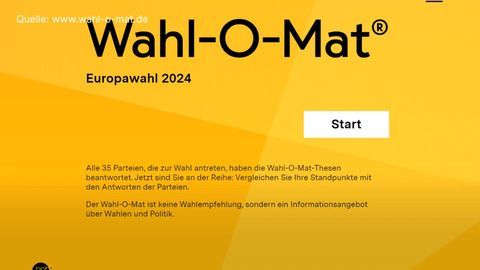 Wahlhelfer für Unentschlossene: Der Wahl-O-Mat zur Europawahl