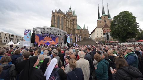 Katholikentag mit hohem Besuch eröffnet