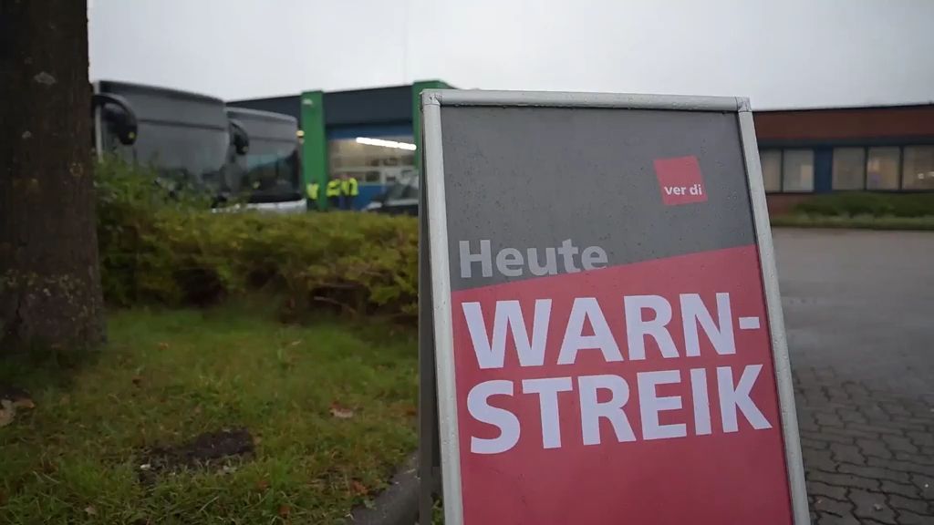 Tarifvertrag geplatzt - Busstreik im Norden - Video