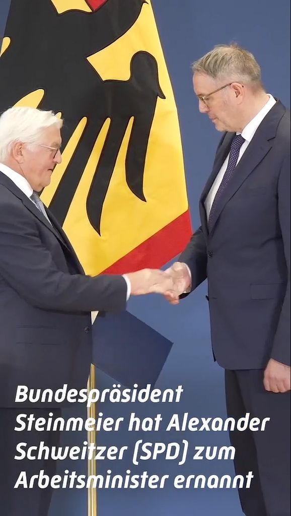 Video: Steinmeier ernennt Schweitzer - Mahne Worte vom Präsidenten
