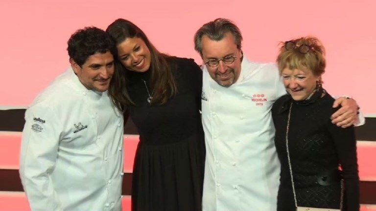 Three Michelin stars for chefs Laurent Petit an Mauro Colagreco