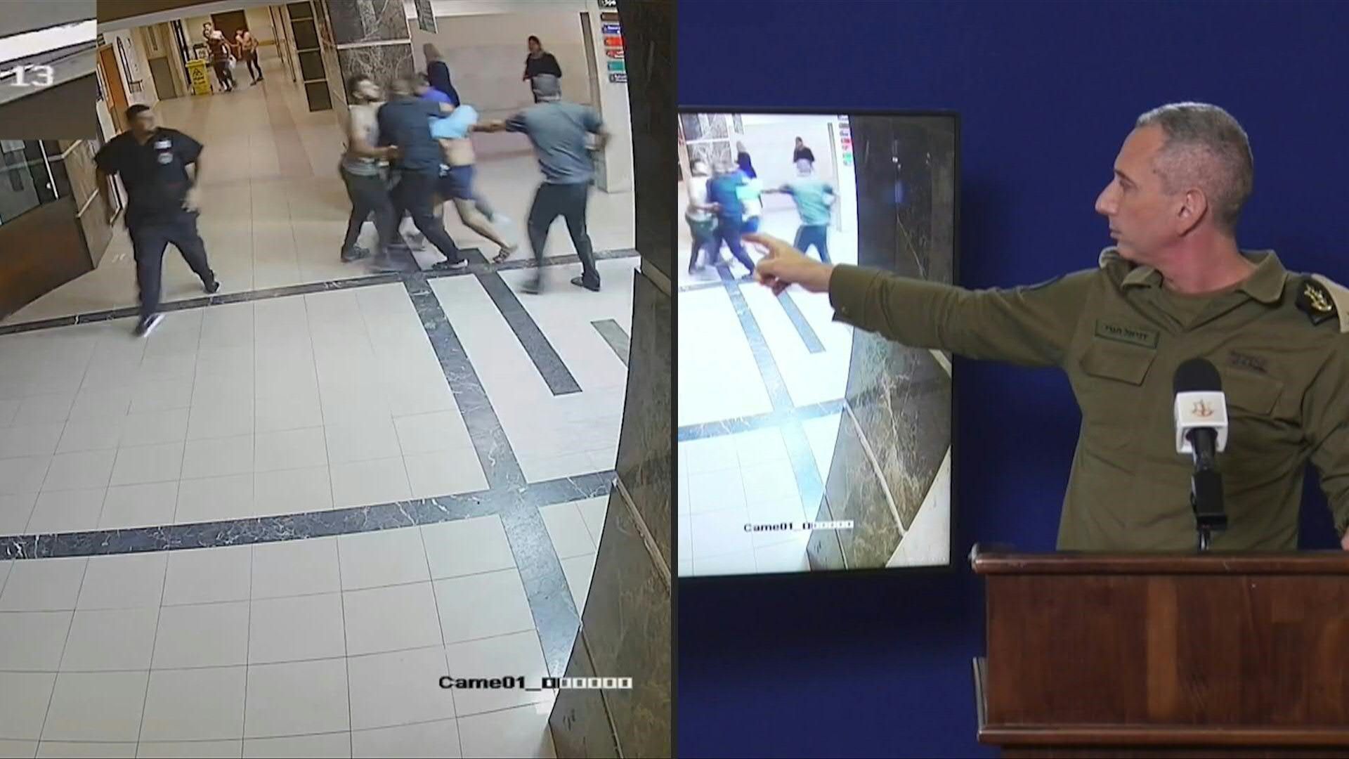 Israels Armee zeigt Bilder von mutmaßlichen Geiseln in Klinik