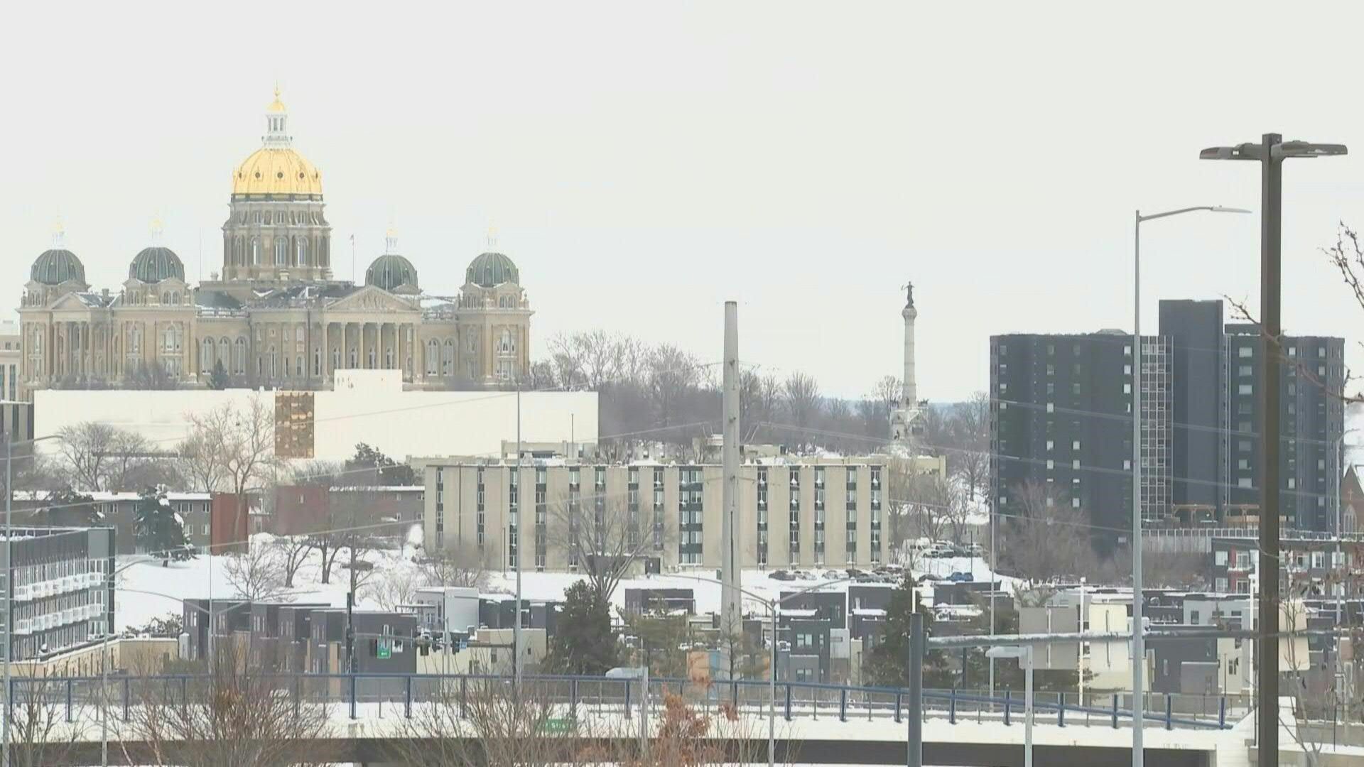 Iowa State Capitol as US presidential contest kicks off