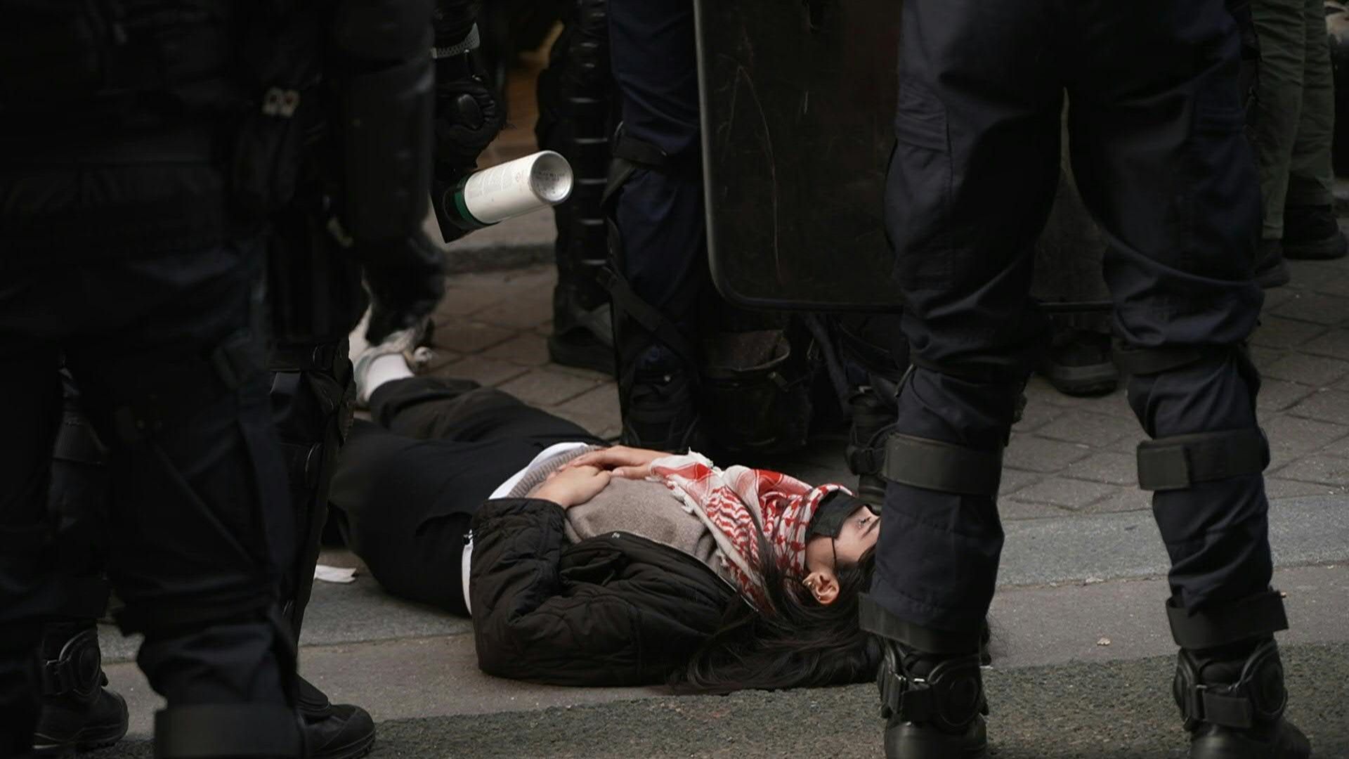 French police clear out pro-Palestinian demonstrators from Sorbonne