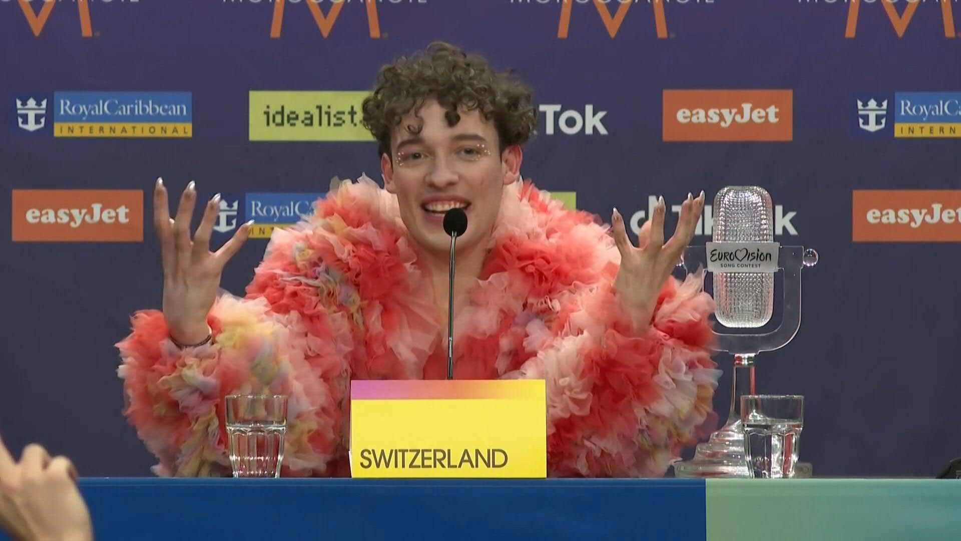 Switzerland’s Nemo wins Eurovision Song Contest