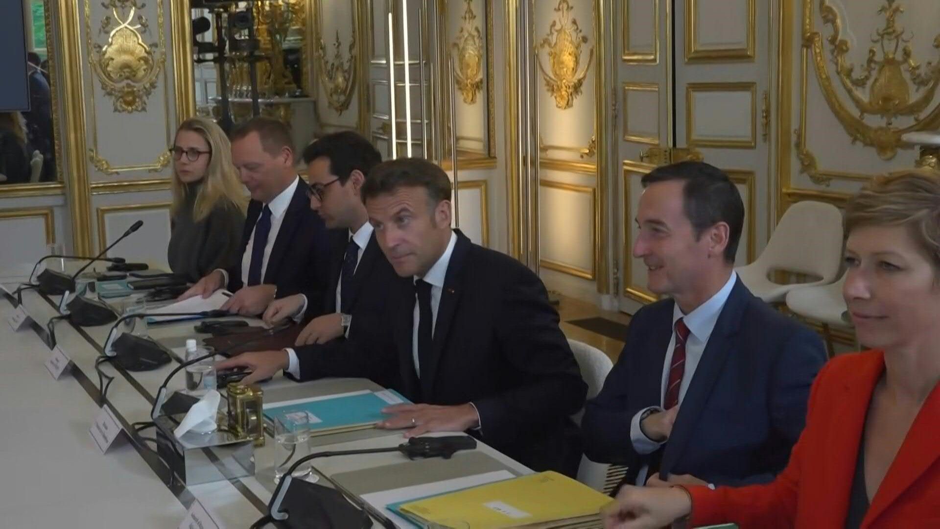 Macron hosts Arab foreign ministers for Gaza talks