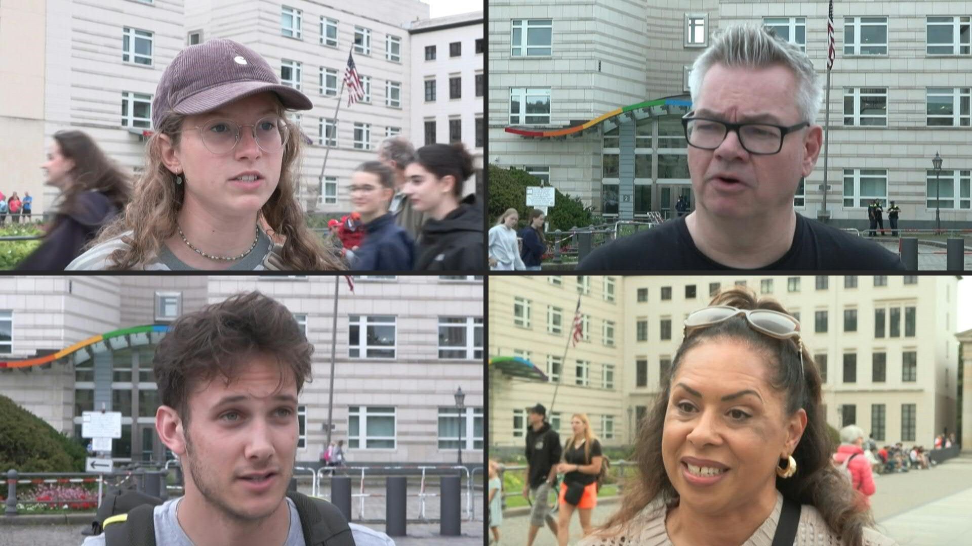 Das sagen Menschen in Berlin zu Bidens Rückzug