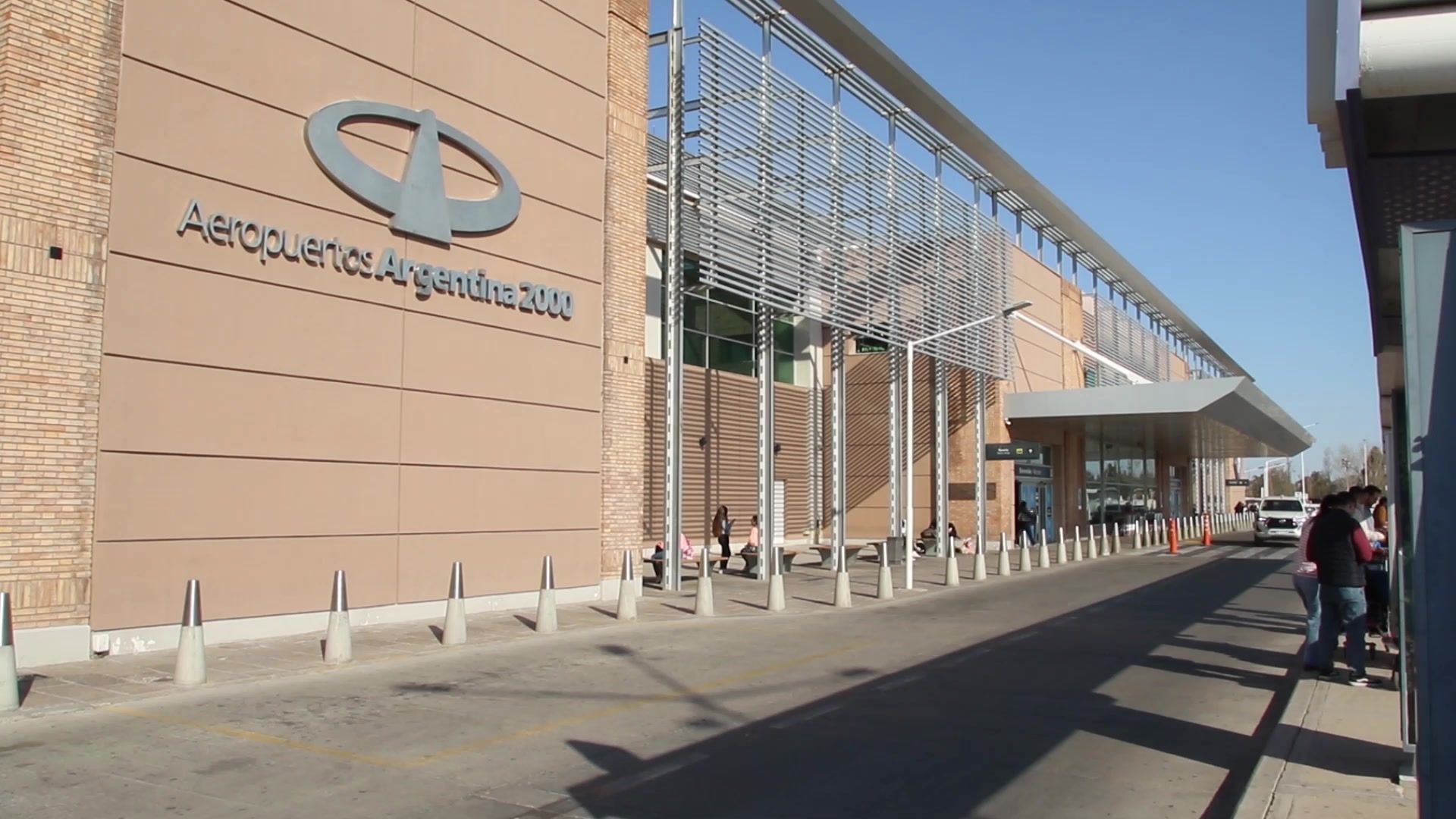 Mendoza airport as French rugby players leave for Buenos Aires