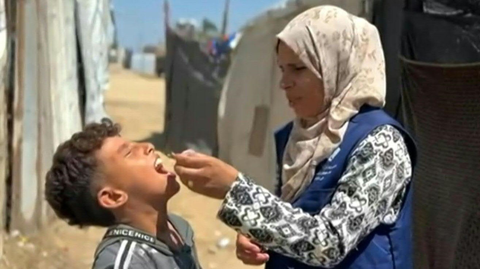 Gazastreifen: WHO zufrieden mit Stand der Polio-Impfungen