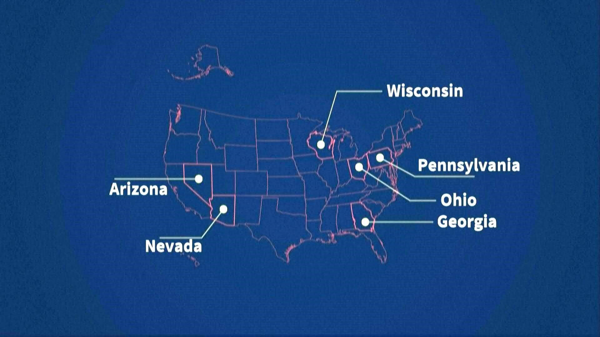 Videografik: Swing States bei Wahlen in den USA