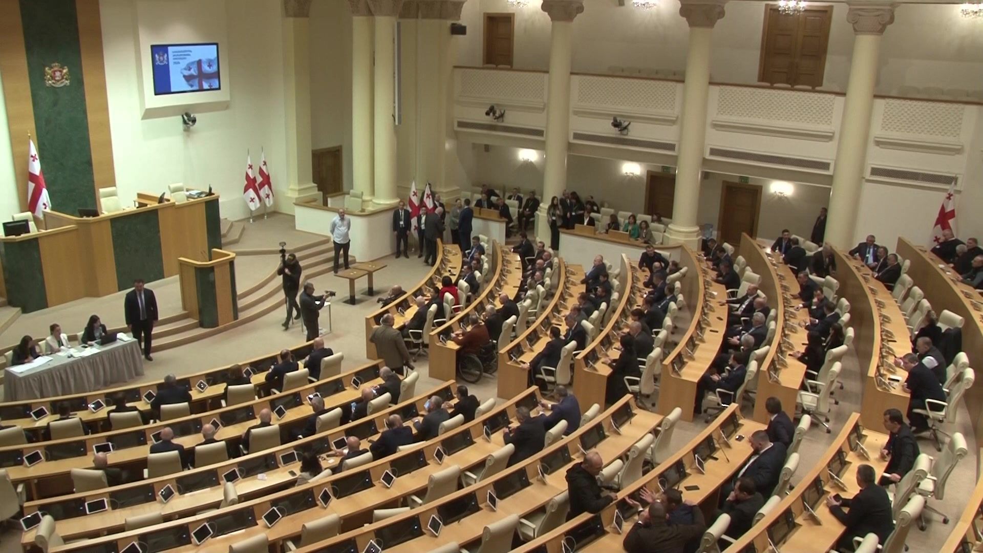Georgia's MPs gather at parliament to elect new far-right president