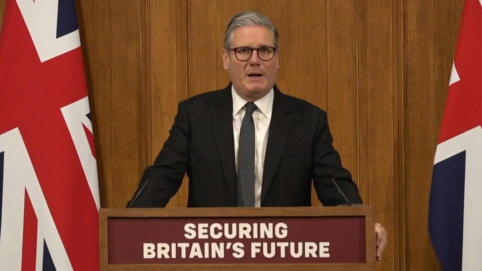 Starmer vows to 'finally take back control' of UK borders