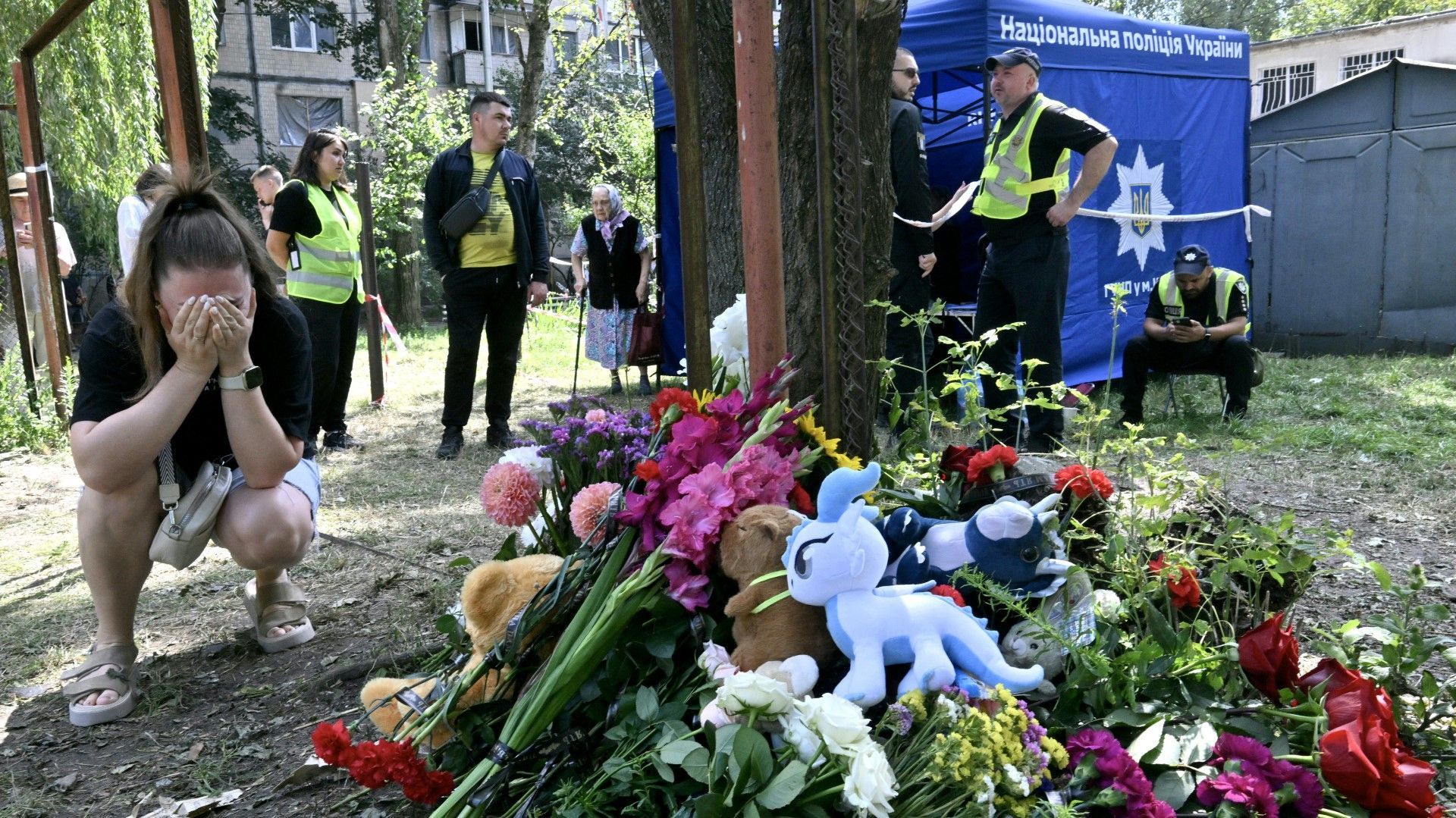 Ukraine: Trauer um getötete Kinder in Kiew