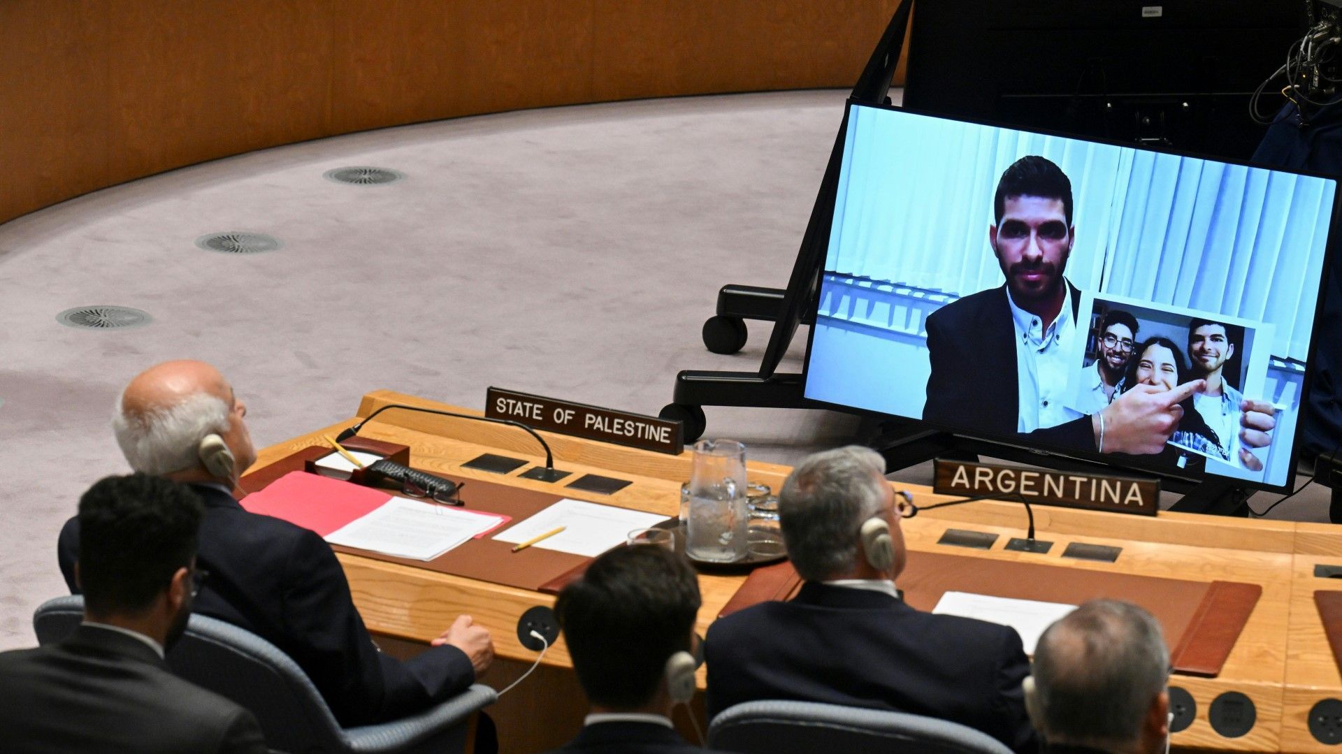 Bruder von Hamas-Geisel ruft UN-Sicherheitsrat zum Handeln auf