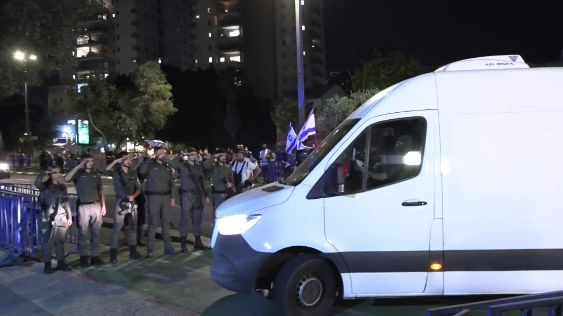 Bodies of Israeli hostages released from Gaza arrive at forensic center