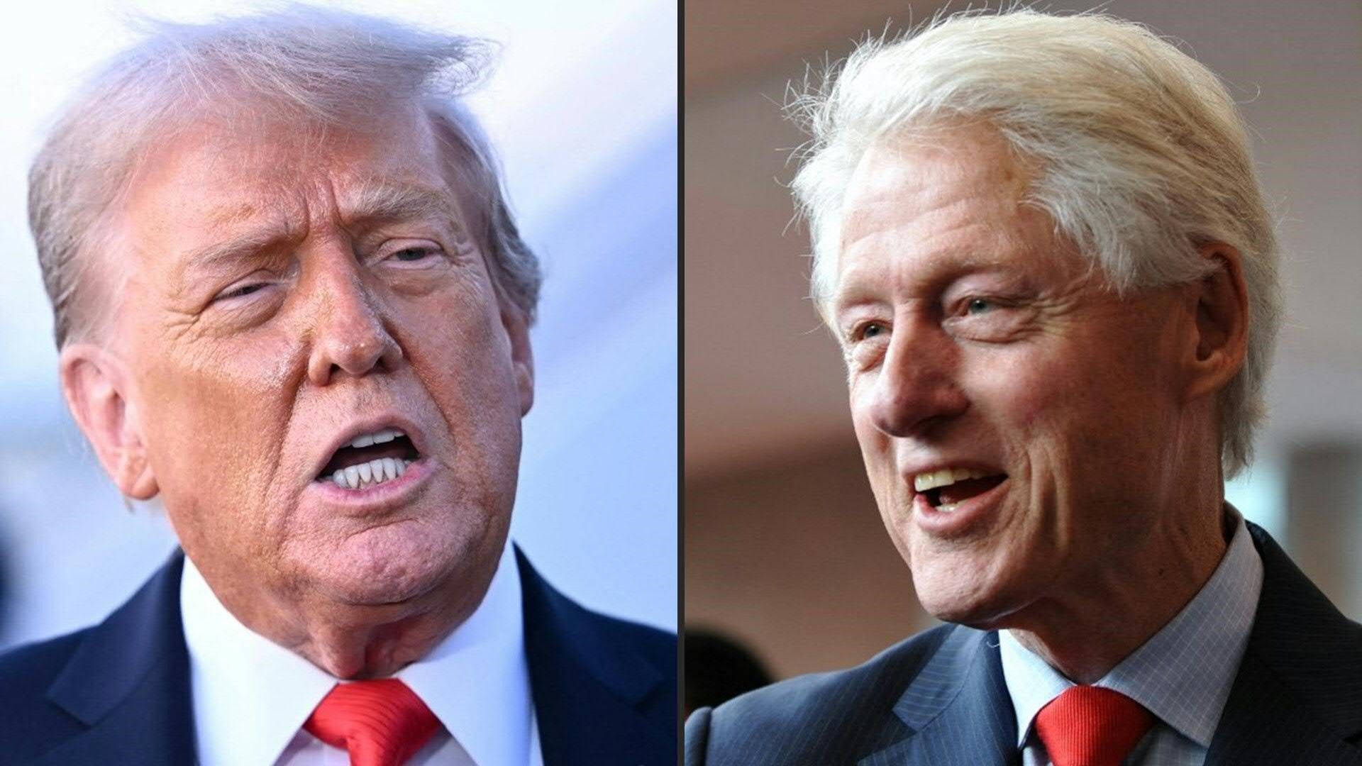 Epstein-Affäre: Trump fordert Ermittlungen gegen Bill Clinton