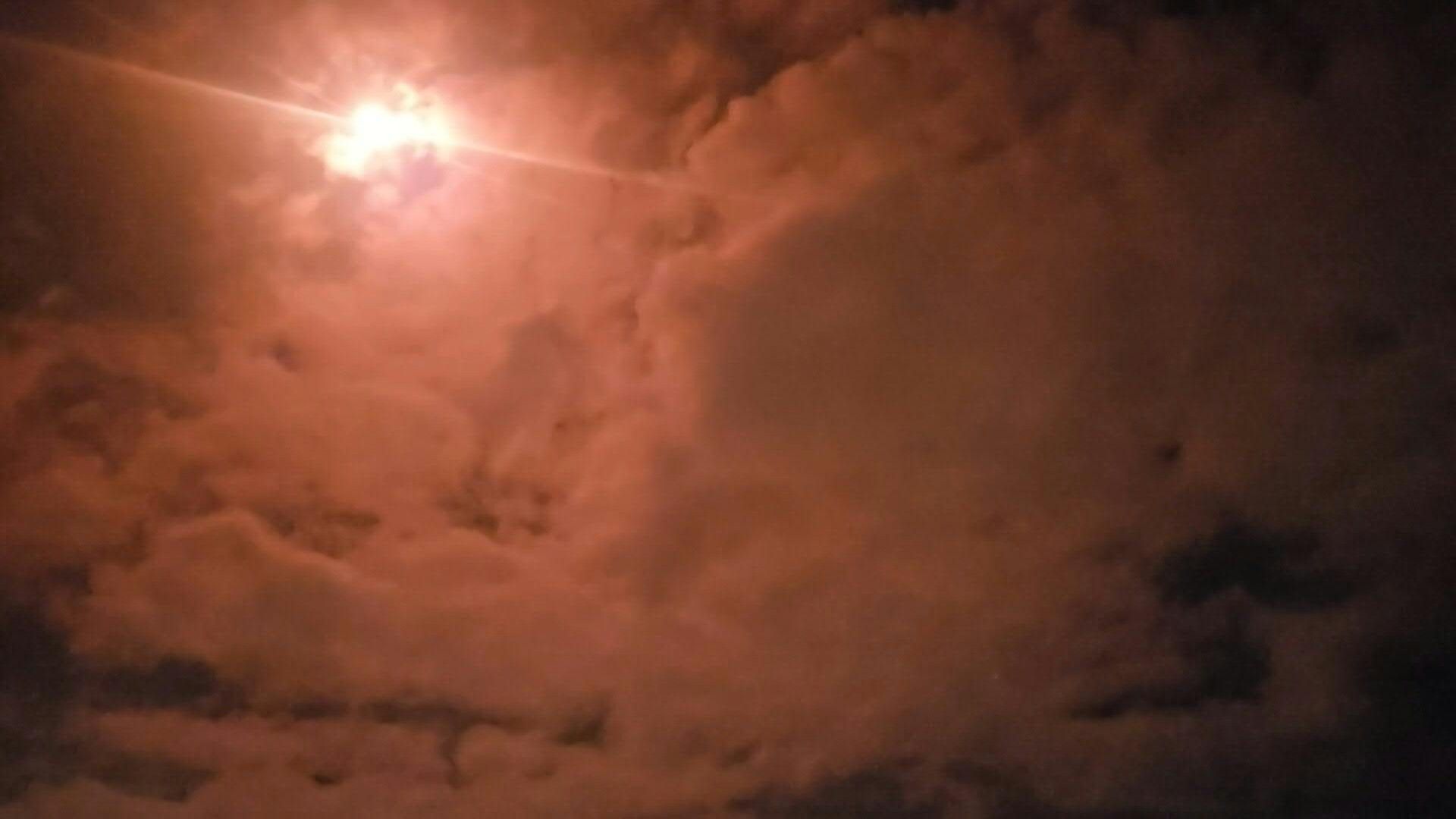 Video: Ukrainian air defence shoots down missile over Kyiv