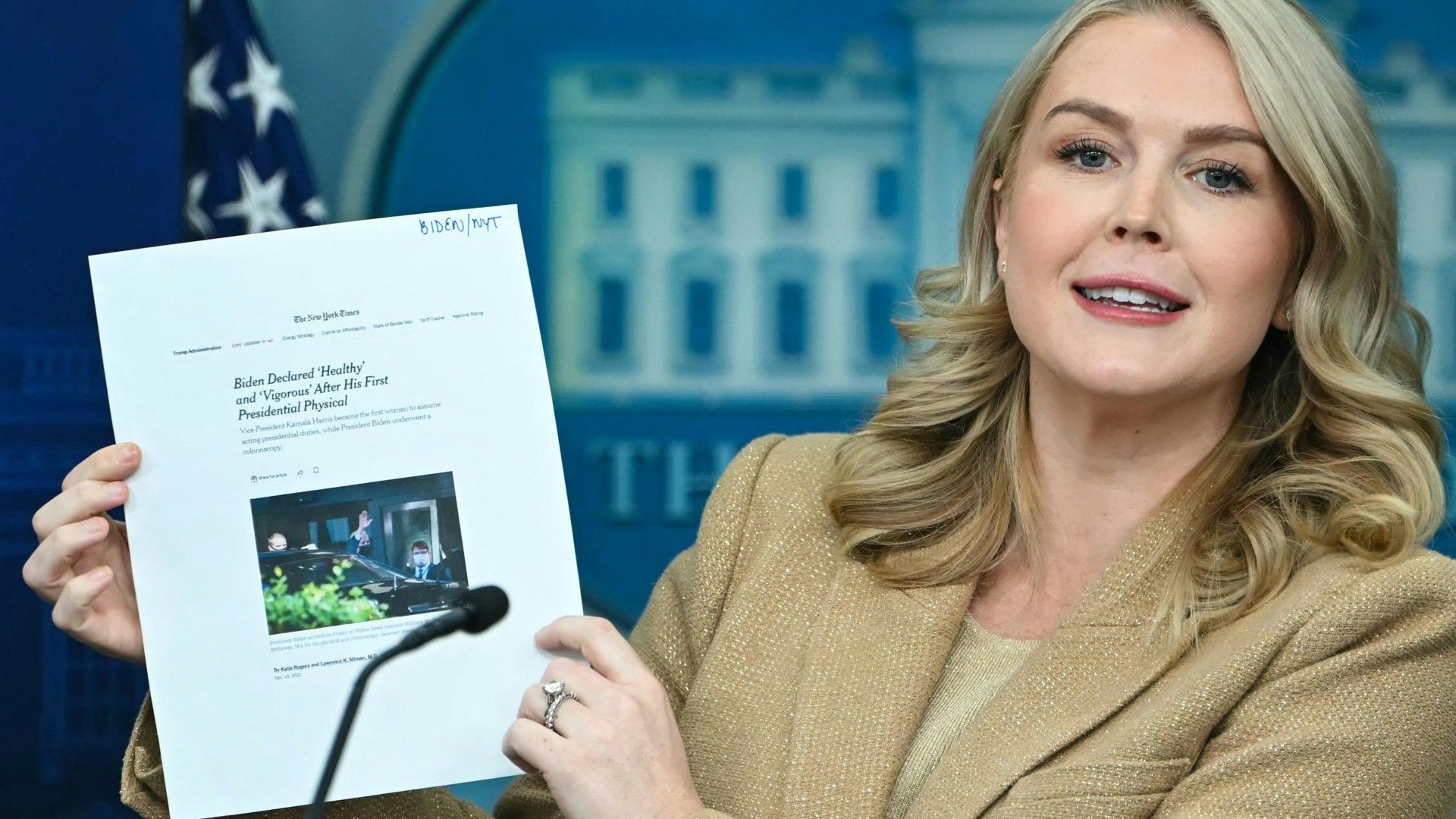 Trump laut seinem Leibarzt bei „bester Gesundheit“