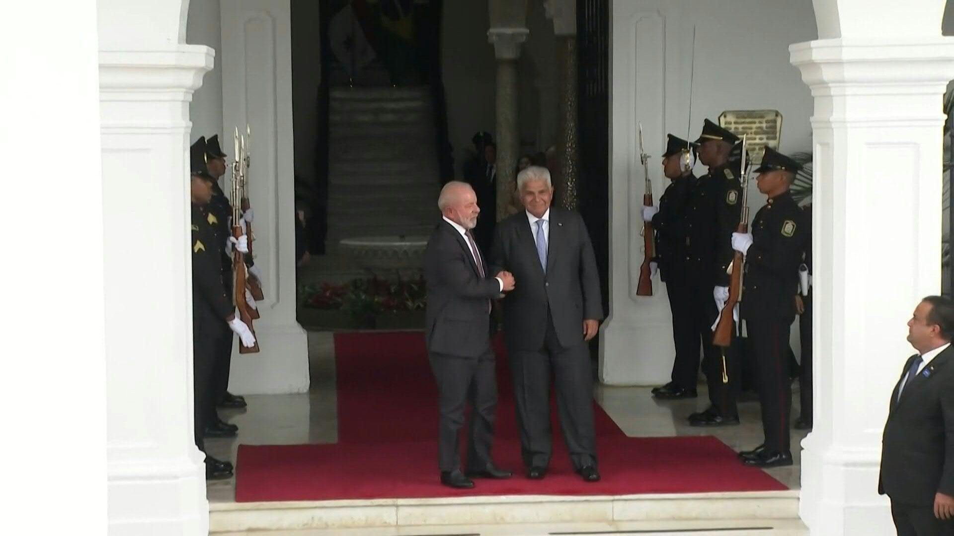 Video: Brazilian President Lula arrives for bilateral with Panama's President Mulino