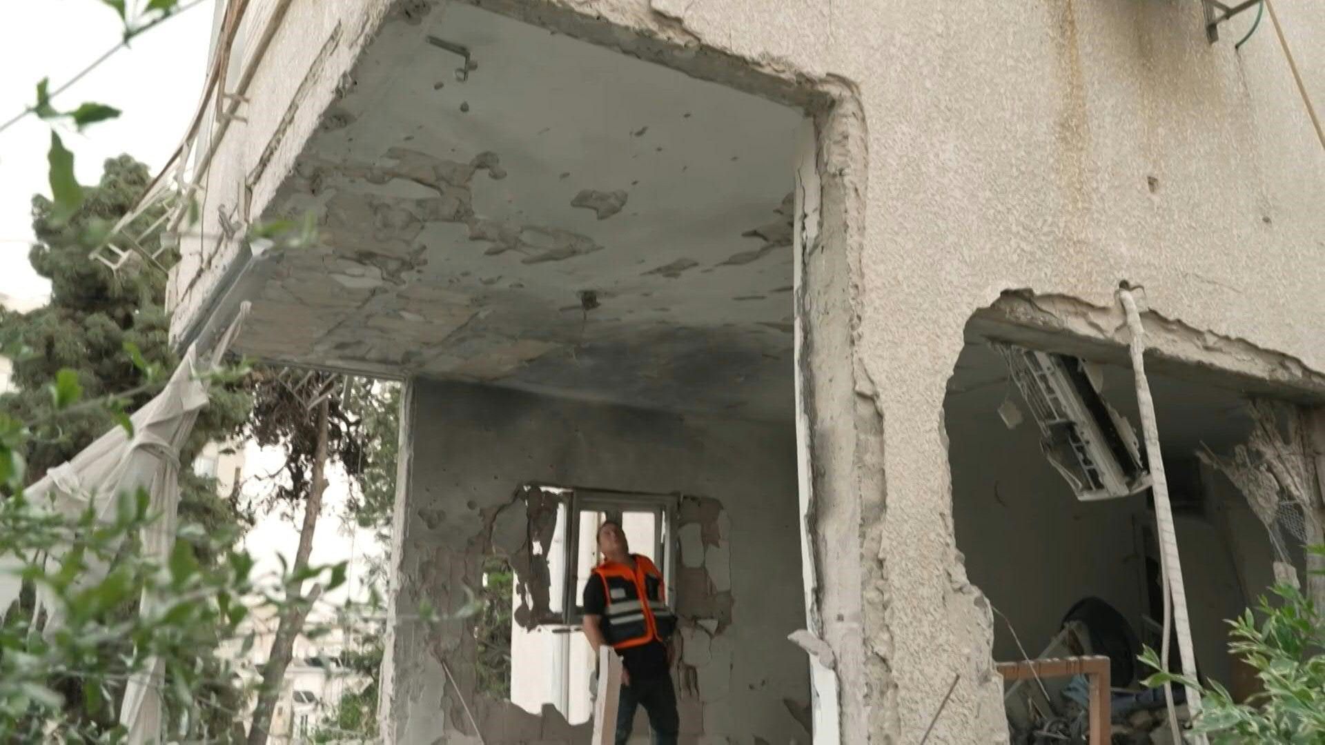 Video: Damage in Israel's Ramat Gan after army reports Iran missiles