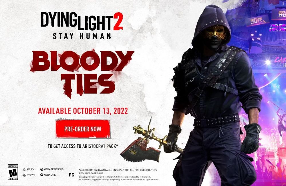 The first single-player DLC for 'Dying Light 2' will be released in October