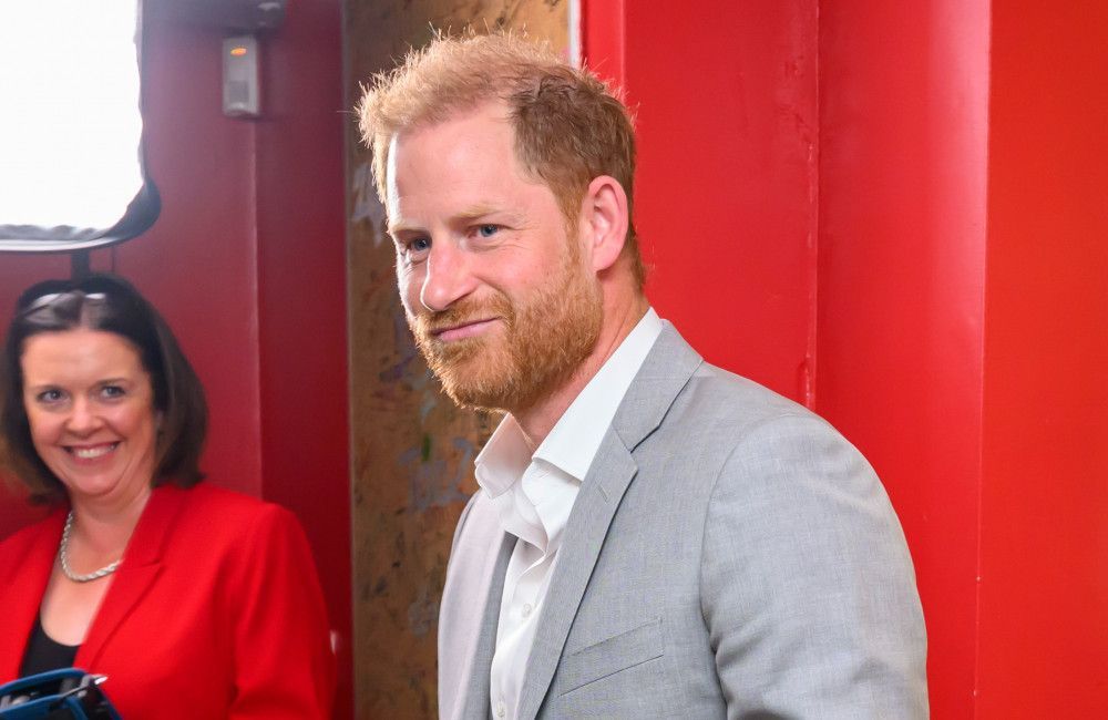 Prince Harry is not miserable