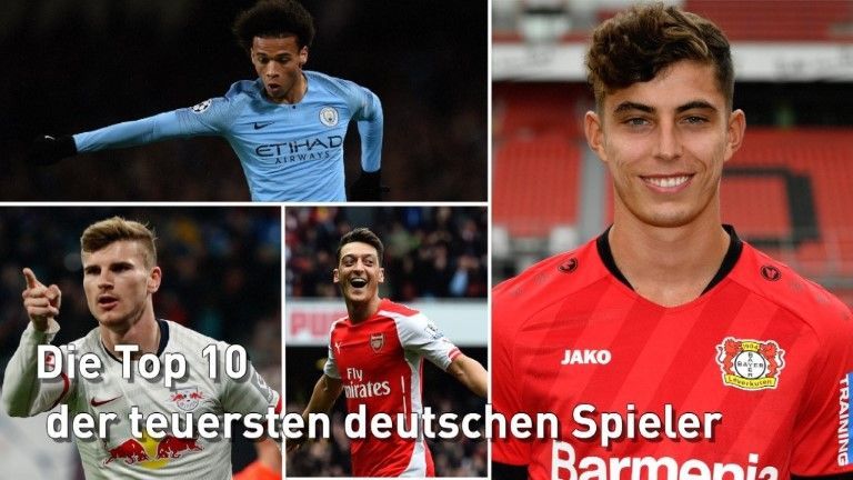 Top 10: Die teuersten deutschen Fußballer – Havertz vor Werner