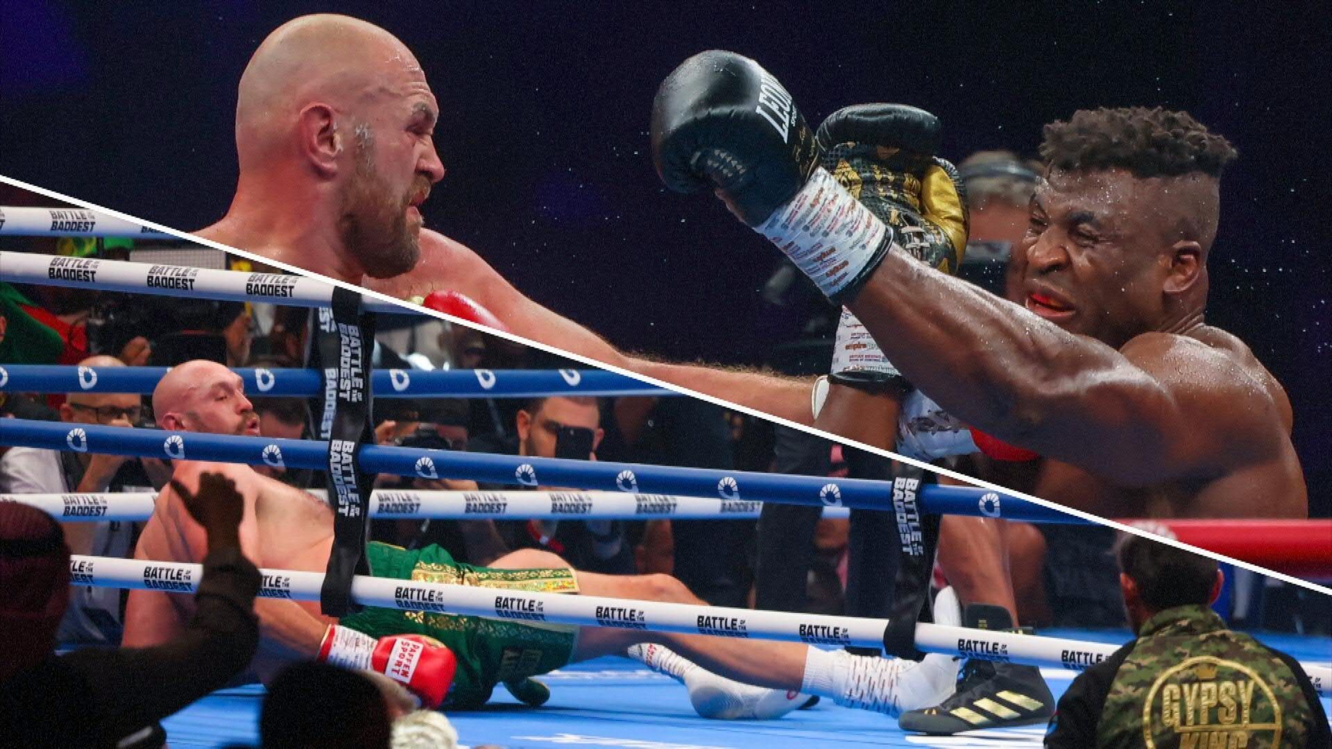 Boxen: Fury besiegt Ngannou hauchdünn nach Punkten