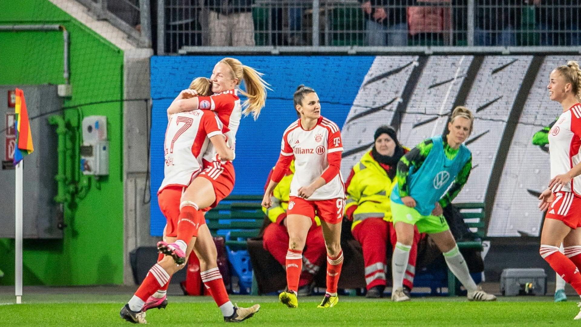 Deutlicher Sieg: Bayern-Frauen fertigen VfL Wolfsburg ab