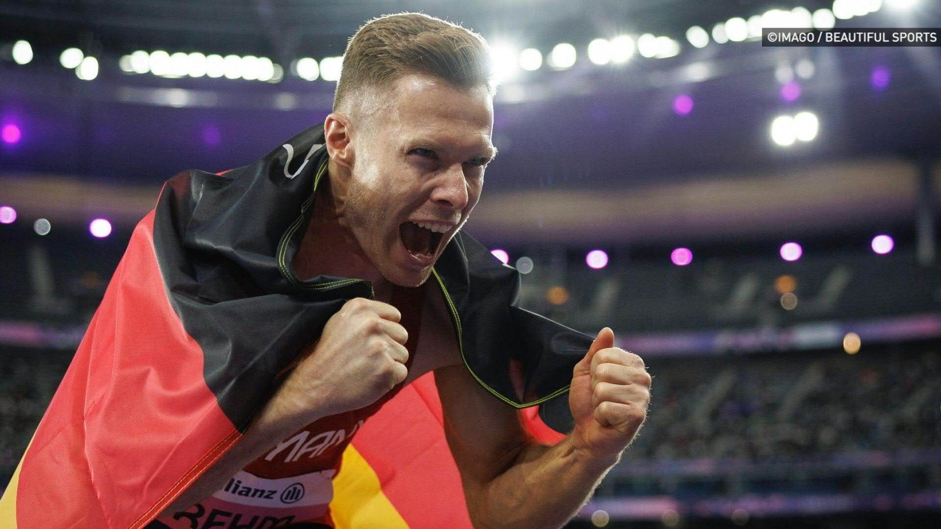 Rehm gewinnt in Paris viertes Weitsprung-Gold