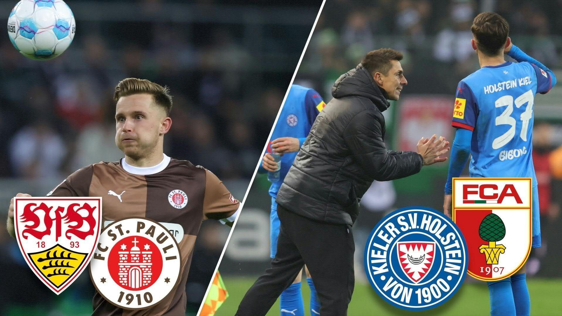 St. Pauli entführt drei Punkte aus Stuttgart, Kiel feiert Torfestival