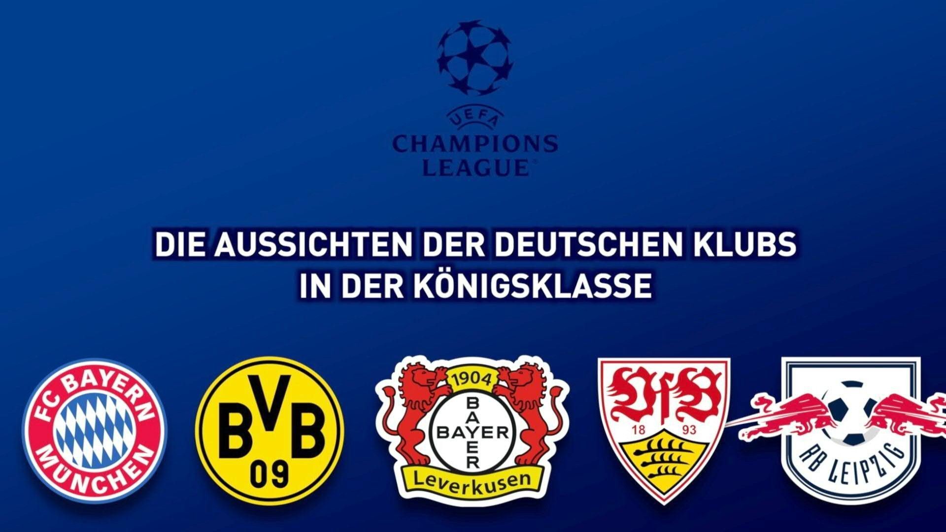 Die Aussichten der deutschen Klubs in der Königsklasse