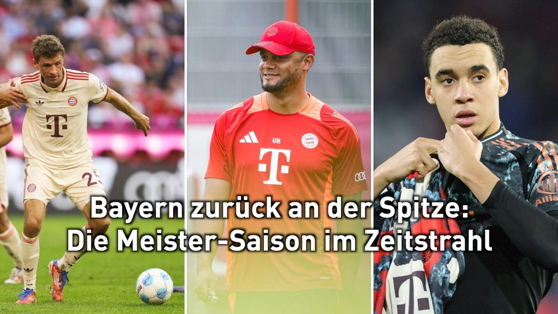 Bayern zurück an der Spitze: Die Meister-Saison im Zeitstrahl