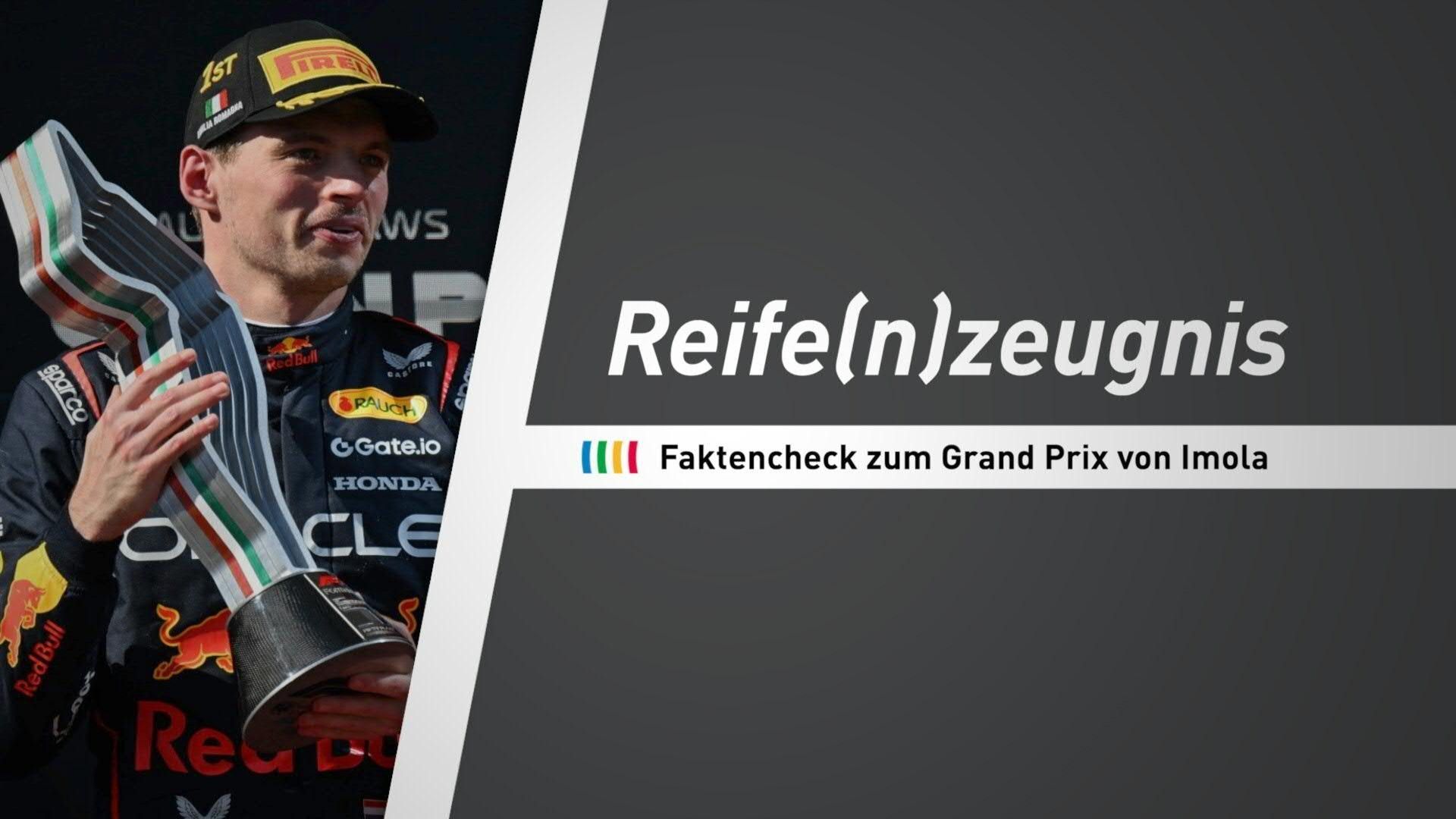 Verstappen schlägt zurück: Das F1-Reife(n)zeugnis zum GP von Imola