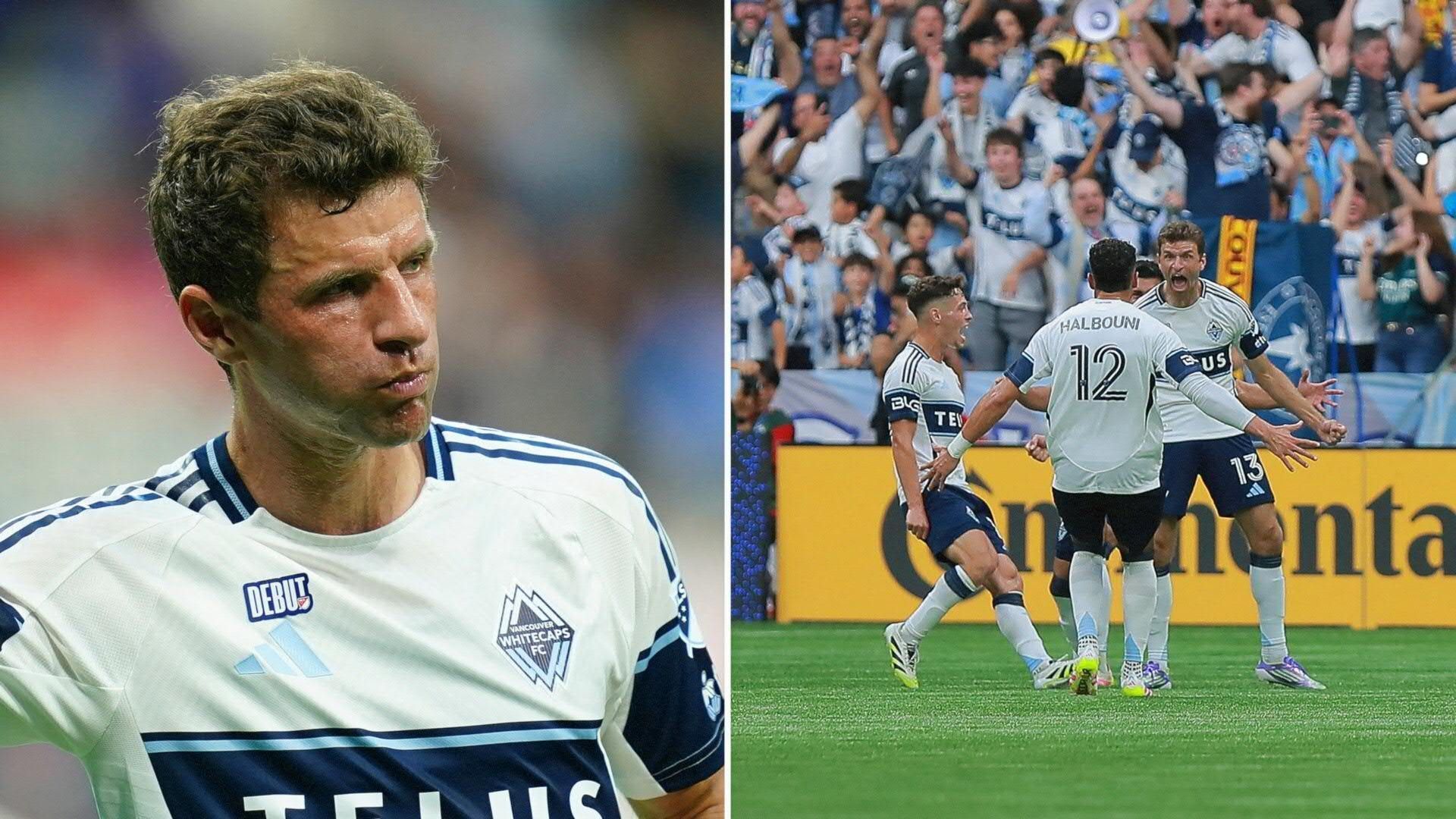 Abseitstor beim 1:1: Müller-Mania beim Debüt für Vancouver