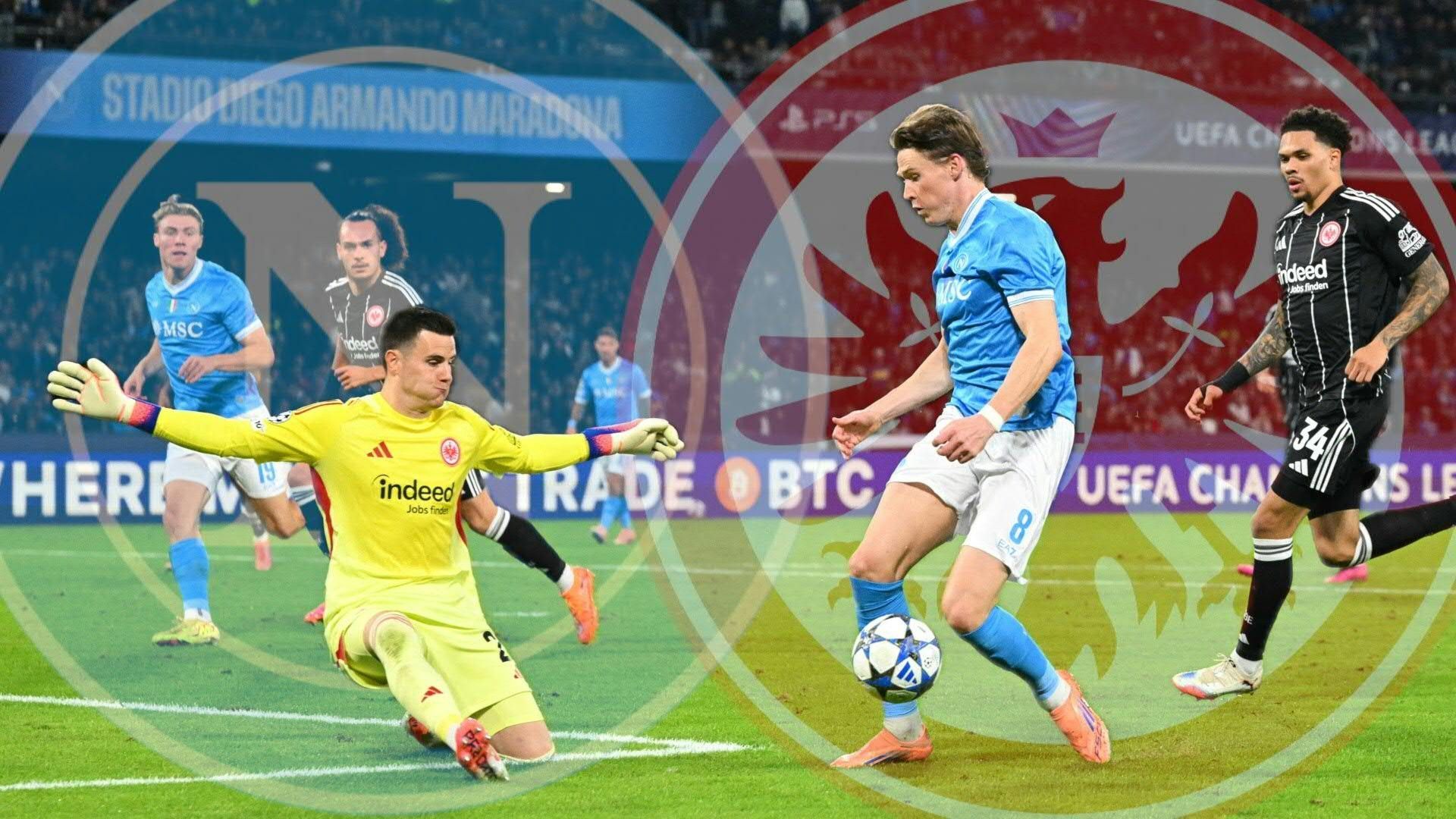 Ohne eigene Fans: Frankfurt erkämpft Punkt in Neapel