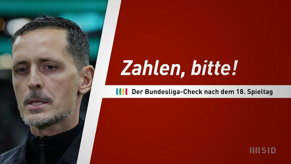 Zahlen, bitte! Der Bundesliga-Check nach dem 18. Spieltag
