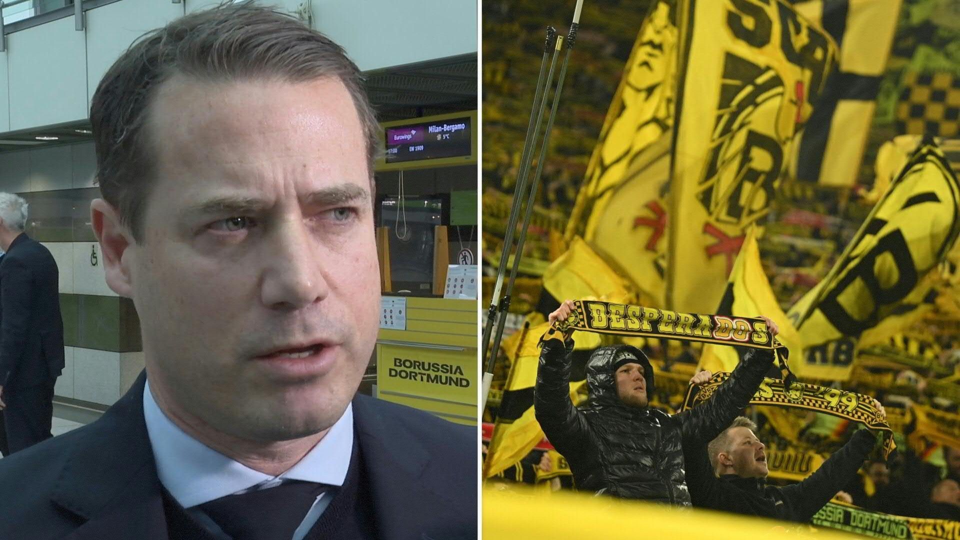 Video: BVB-Fans reisen nicht nach Bergamo - Ricken kritisiert "willkürliche" Maßnahmen