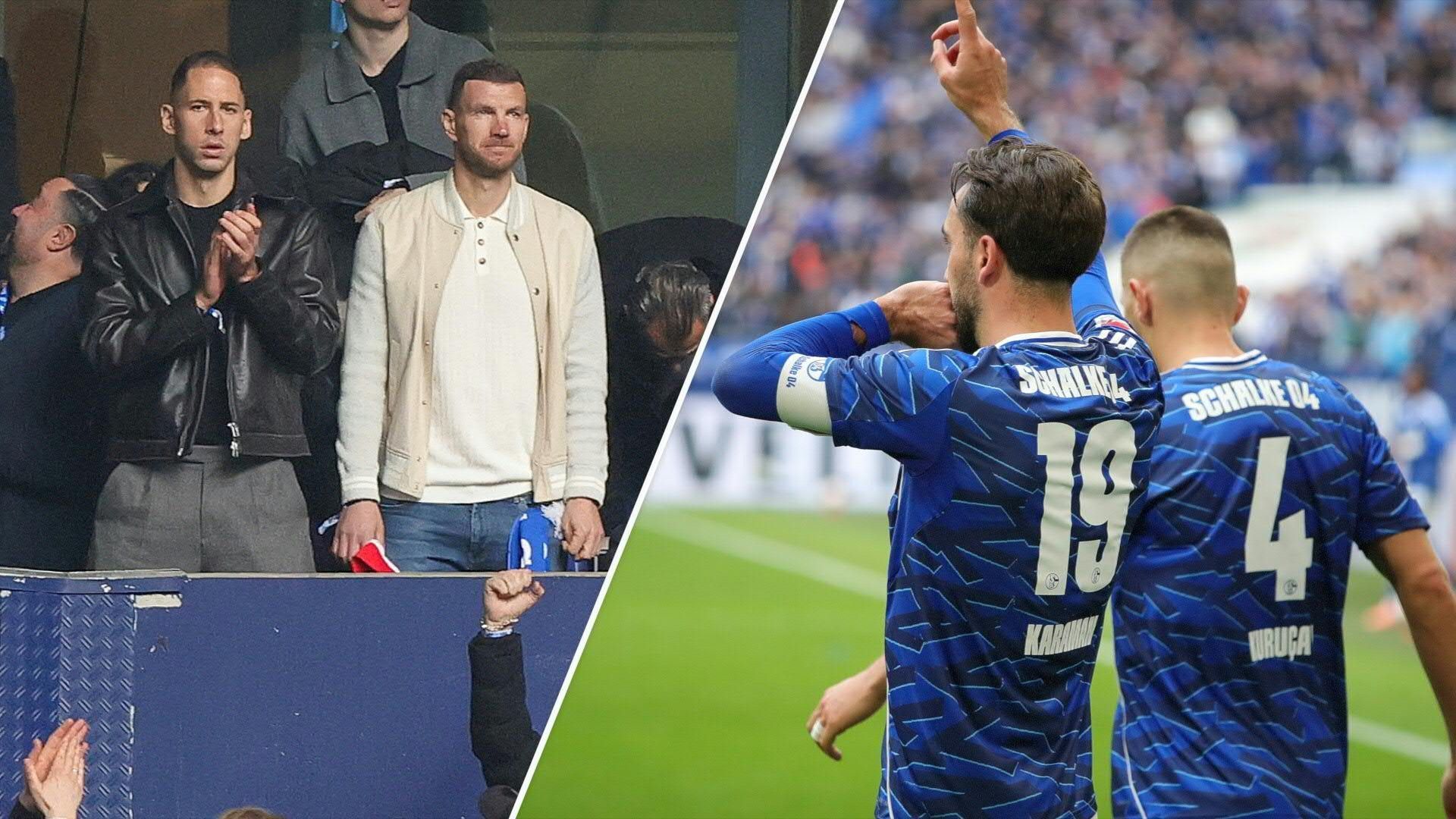 Video: Kein Dzeko, kein Problem: Schalke verteidigt Ligaspitze